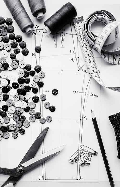 Dibujo de patrón para pantalón a medida